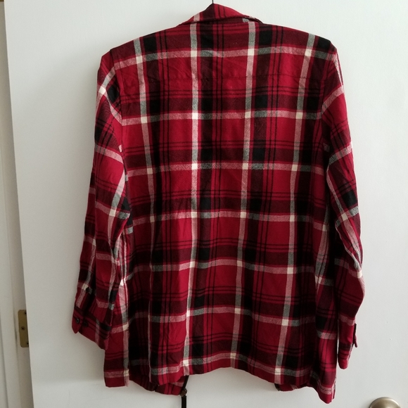 Womens Lauren By Ralph Lauren 100% New Wool Plaid Zip Shirt Jacket / … - Picture 5 of 5